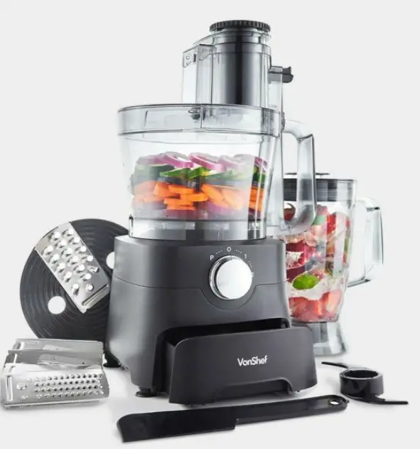 VonShef- 2000113 -1000W- Food- Processor-fig-product