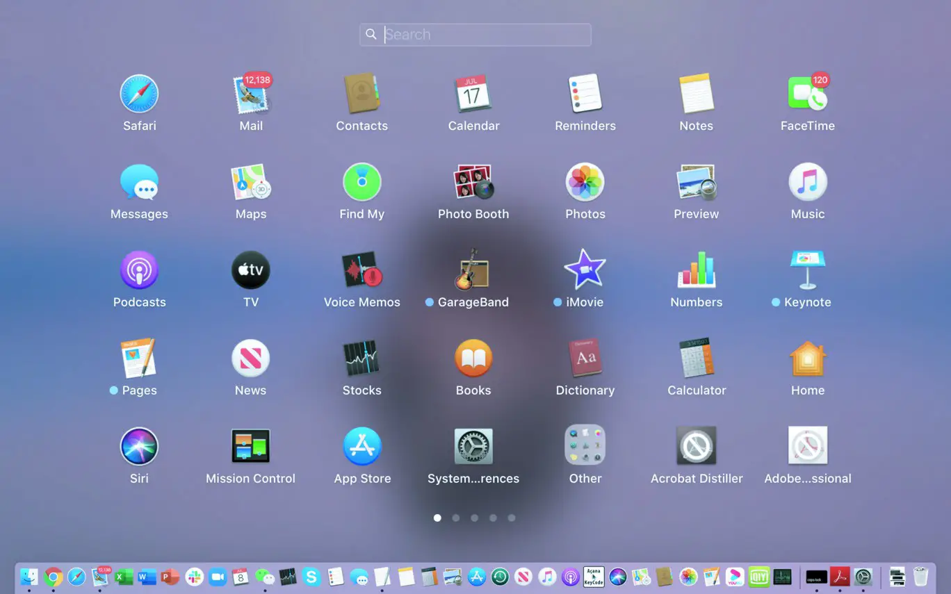 MACALLY BLSLIMKEYPROSG Backlit White LED USB Wired Keyboard for Mac - F4 Launchpad Shortcut Setup for Mac 2