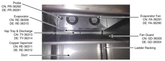 ALTO SHAAM 1000-MR2-1 Mobile Refrigerated Cart - InterIor