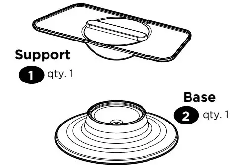 ECHOGEAR-EGMAESS1-B2-Premium-Tilt +Swivel-Stand-For-The-Amazon-Echo-Show-5-FIG-1
