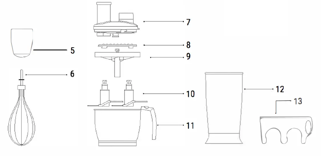 IKOHS FULLMIX -TITAN -PRO- V3- Multifunction -Hand -Blender -2