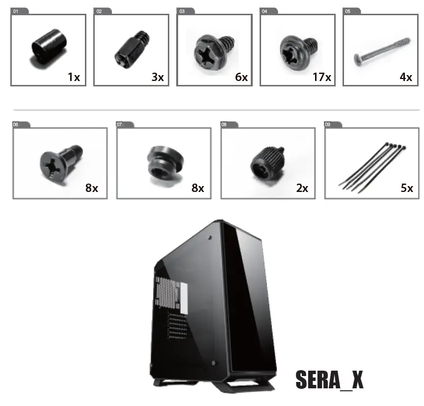 LC-POWER -Gaming -801B -Sera_X- Midi -Tower- Game -Console- Case -4