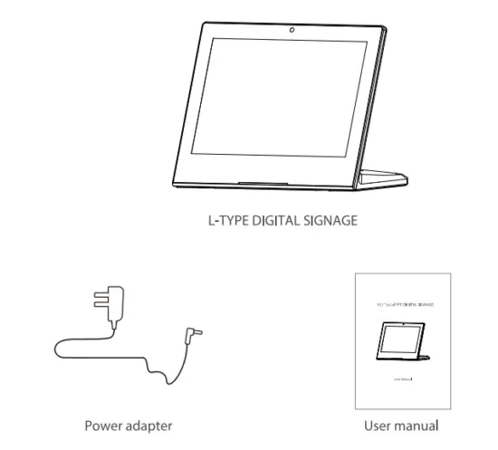 Shenzhen Electron Technology WL1017 10.1-Inch L-Type Digital Signage 1