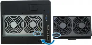 To replace the system fan module 4a