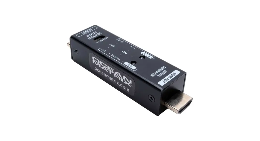 Ocean Matrix Omx-09hmhm0001 Portable Hdmi Signal Generator And Display Emulator User Manual Ocean Matrix Omx-09hmhm0001 Portable Hdmi Signal Generator And Display Emulator User Manual