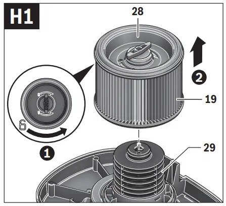 BOSCH GAS 15 Wet or Dry Extractor 15
