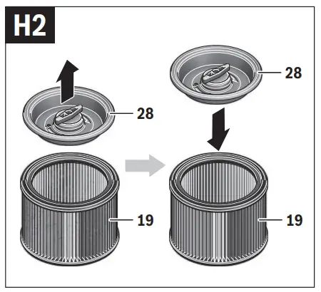 BOSCH GAS 15 Wet or Dry Extractor 16