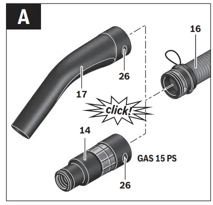 BOSCH GAS 15 Wet or Dry Extractor 4
