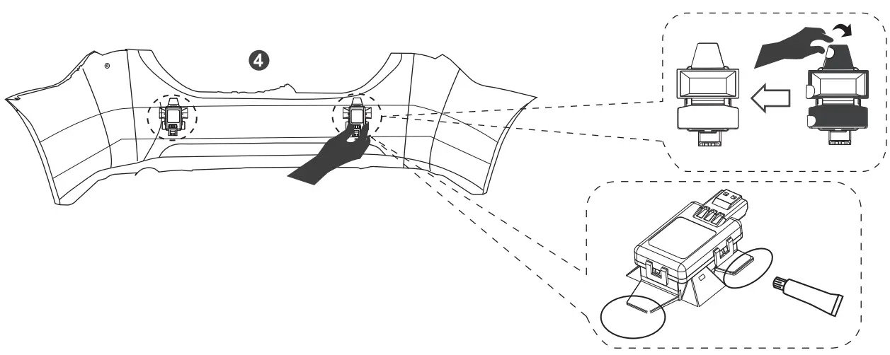 RoyalTek RAR-7000 Radar Sensor - positon
