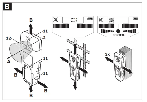 BOSCH-GMS-120-Professional-Stud-Finder-Detection-4