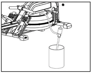 JLL AQUA 1 Water Rower Instruction Manual - FILLING THE TANK