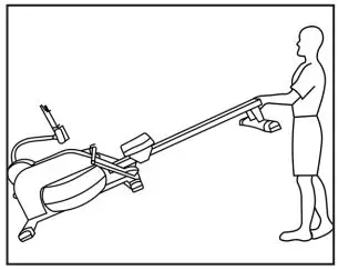 JLL AQUA 1 Water Rower Instruction Manual - MOVING THE MACHINE