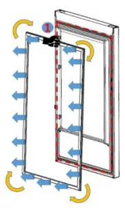 BUSH MEBI55177FRZ Tall Refrigerator Built In Freezer-fig2