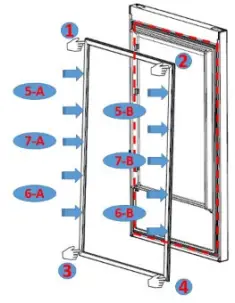 BUSH MEBI55177FRZ Tall Refrigerator Built In Freezer-fig3