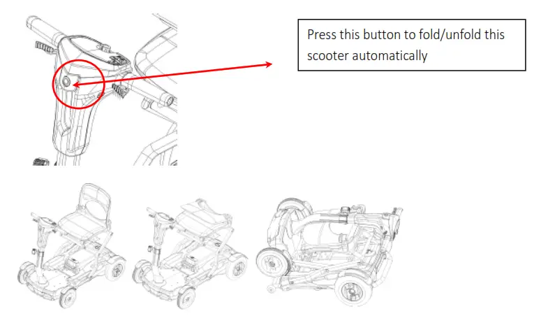 EV RIDER S11DL TeQno Folding Mobility Scooter - Fig 2