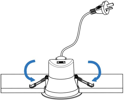 MARTEC Lighting TLRD3459WD 9W Tricolour LED Downlight Matt - FIG 6