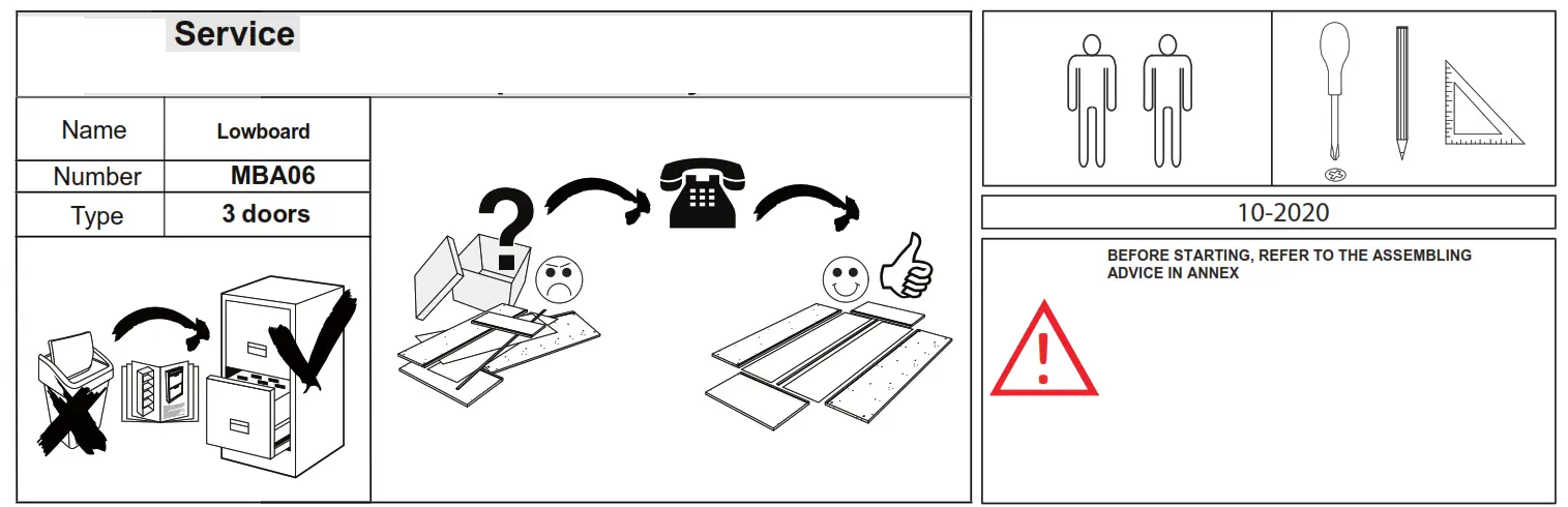 OTTO MBA06 Diventa Lowboard 165cm - fig