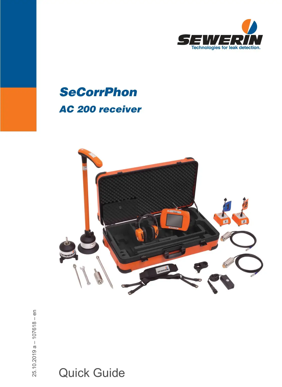 SEWERIN SeCorrPhon AC 200 Receiver User Guide