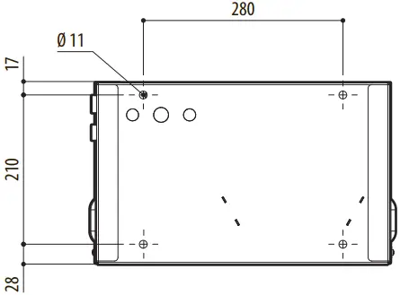 VIDEOTEC WASNX Washer Pump Technical drawings 1