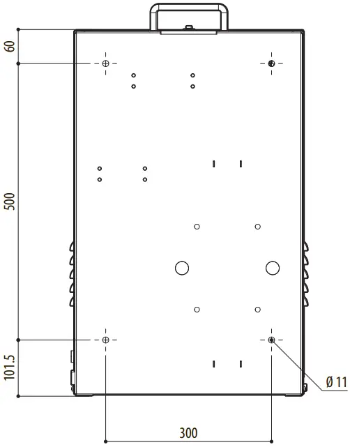 VIDEOTEC WASNX Washer Pump Technical drawings 2