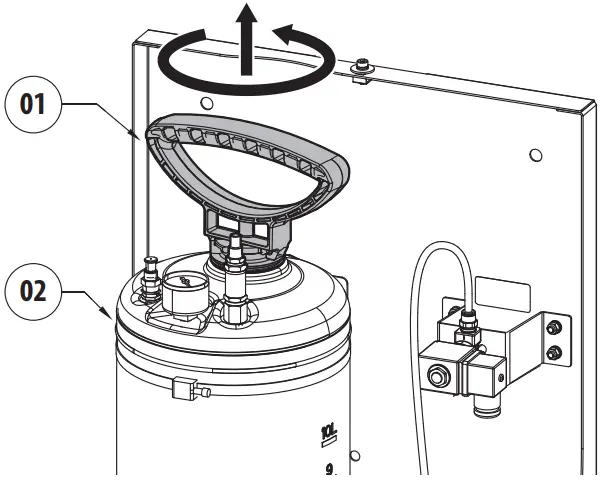 VIDEOTEC WASNX Washer Pump fig 13