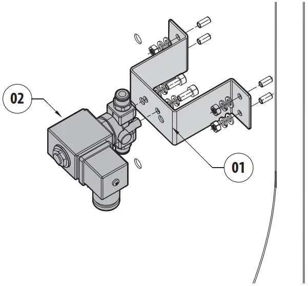 VIDEOTEC WASNX Washer Pump fig 35