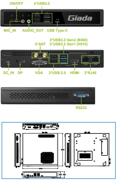 Giada BQ611 Rocket Lake High-end Fat-Client-fig2