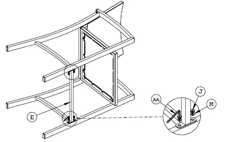 TDC USA INC 22502 3 Piece Wicker Bar Set 5