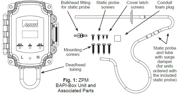 BAPI-BOX-IP66-Standard-Range-ZPM-Zone-Pressure-FIG-1