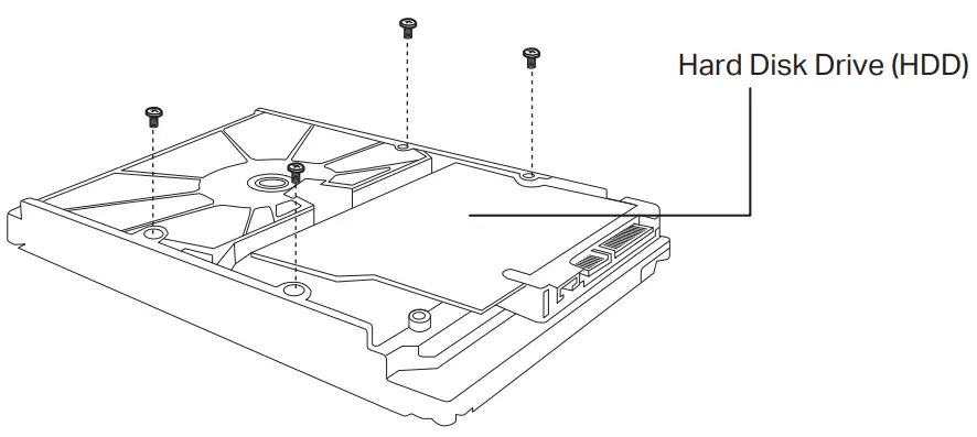 tp-link NVR1008H Network Video Recorder - hard drive