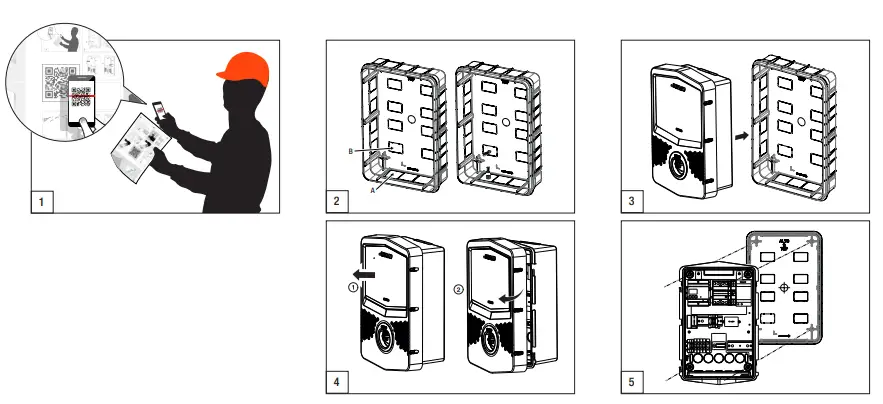 GEWISS GWJ3003A Joinon Wallbox I-Con Basic Charging img 1 (1)
