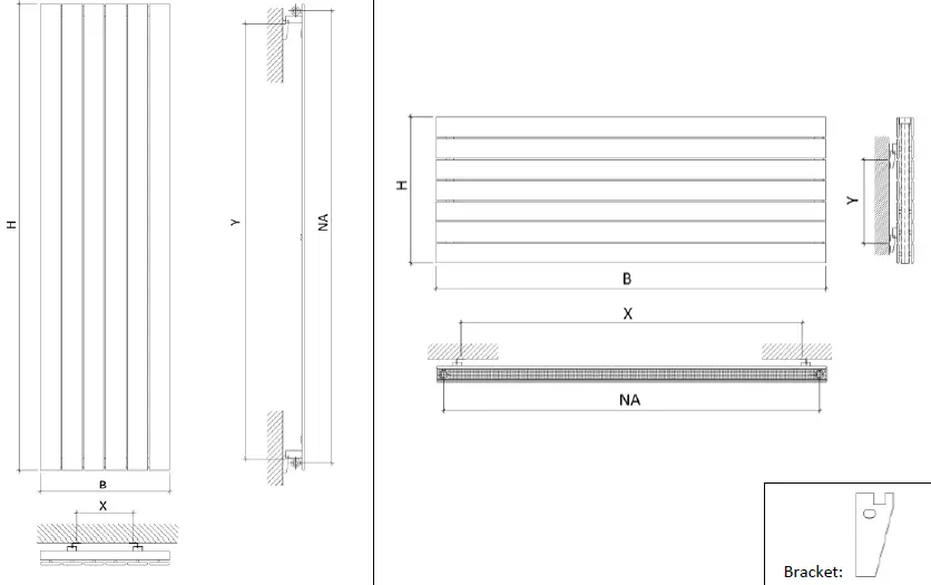XIMAX-2816BTU-Gamba-Horizontal-Designer-Radiator-5