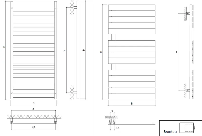 XIMAX-2816BTU-Gamba-Horizontal-Designer-Radiator-6