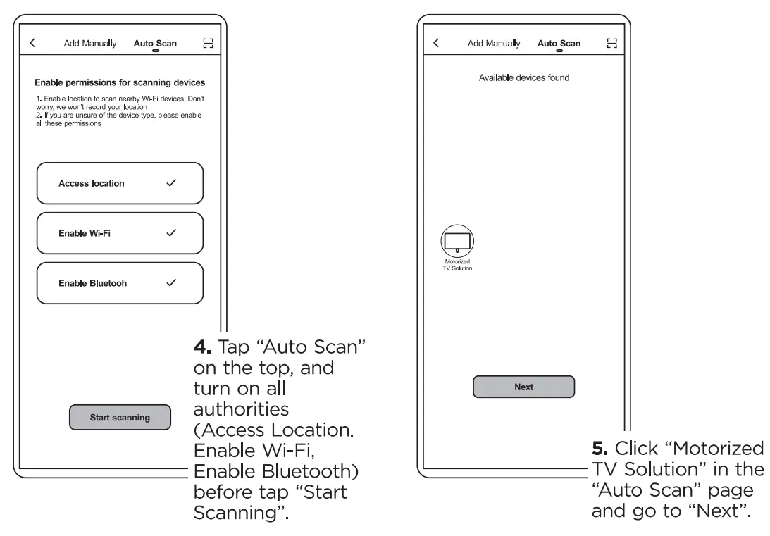 MOUNT-IT MI-4224 32 to 70 Inch Motorized Ceiling TV Mount app 4