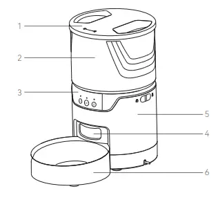 Huizhou Dudu Pet Products DU3L-WE Automatic Pet Feeder 1