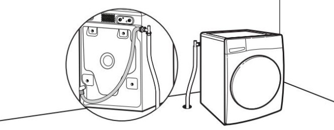 Washing Machines W11355369A Front Load Washer -Floor drain system