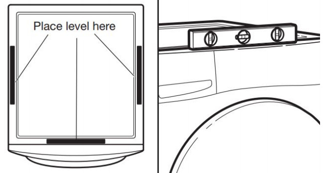 Washing Machines W11355369A Front Load Washer hoses to washer-