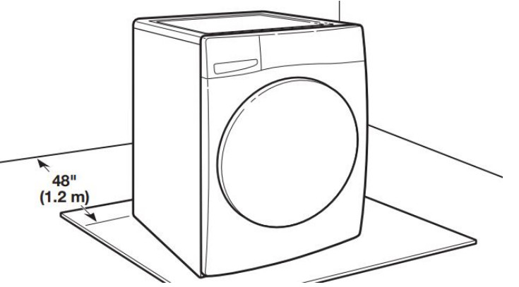 Washing Machines W11355369A Front Load Washer -Move washer