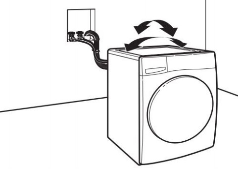 Washing Machines W11355369A Front Load Washer -foot contact