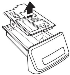 Washing Machines W11355369A Front Load Washer -panel by pulling