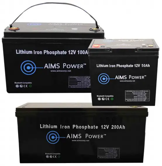 AIMS Power LiFePO4 Battery -