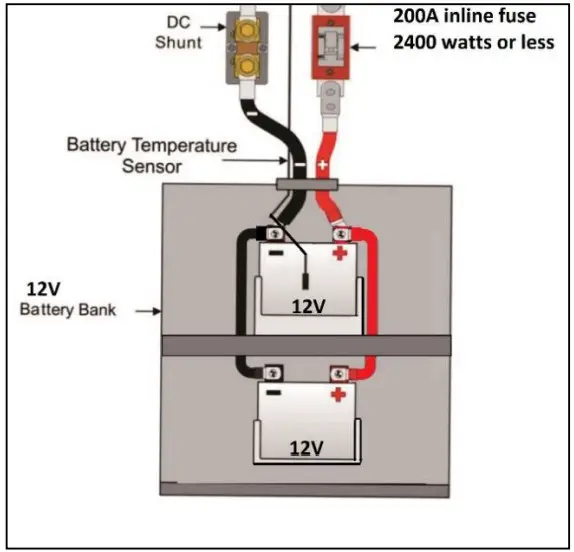 AIMS Power LiFePO4 Battery - WIRING DIAGRAM