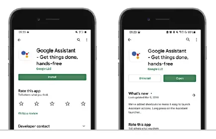 NISSAN Google Action Assistant device 1