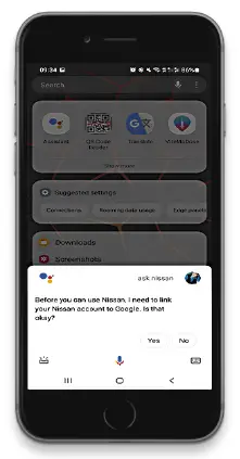 NISSAN Google Action Assistant device 2