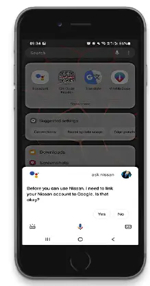 NISSAN Google Action Assistant device 3
