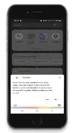 NISSAN Google Action Assistant device 5