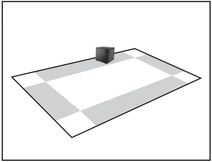 GoldenEar Technology 317SSUBX SuperSub X 1400w Dual-Plane Inertially Balanced Subwoofer - Place in Shaded Areas for Best Performance