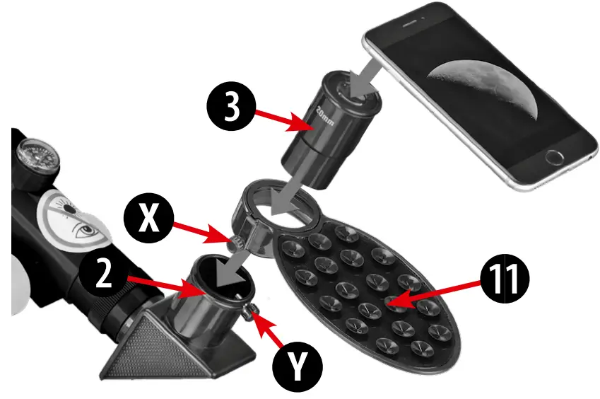 BRESSER 40-400 Table Telescope - parts 1
