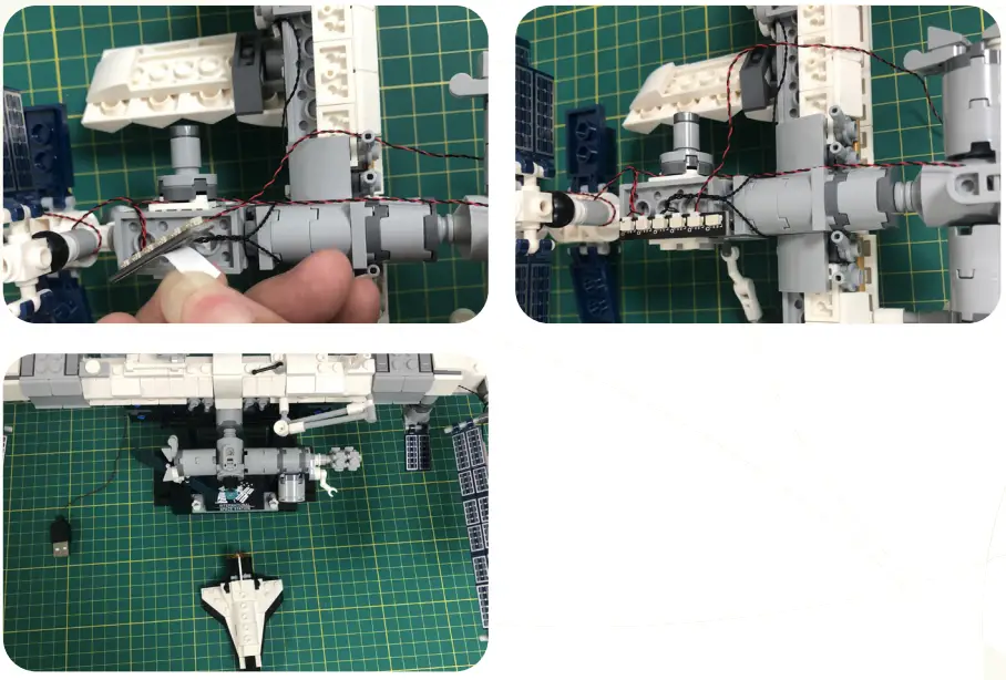 GAME OF BAICKS 21321 Light Kit for International Space Station - fig 10