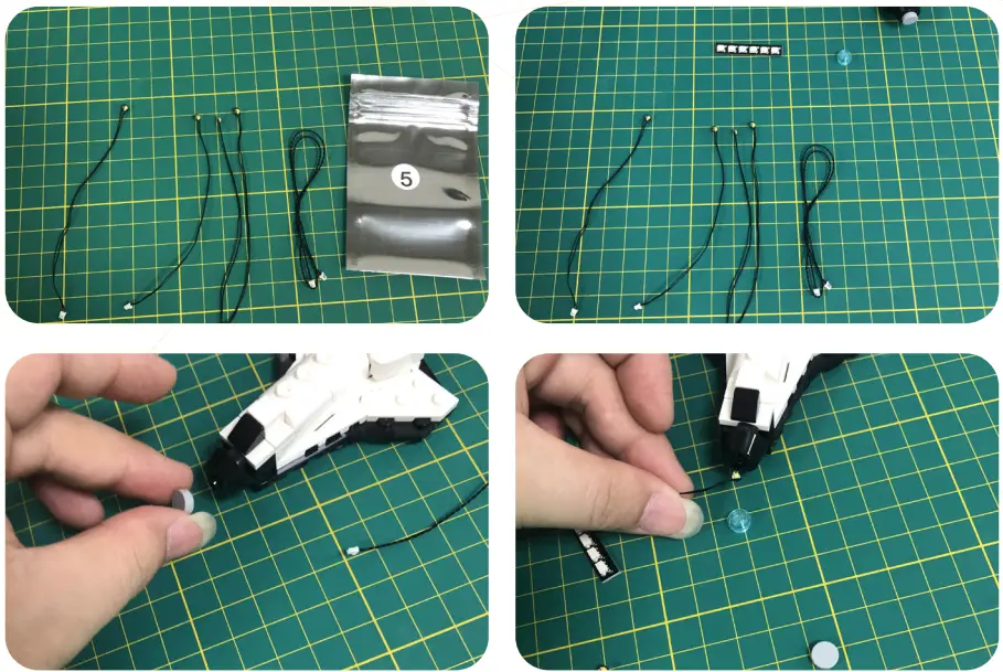 GAME OF BAICKS 21321 Light Kit for International Space Station - fig 11